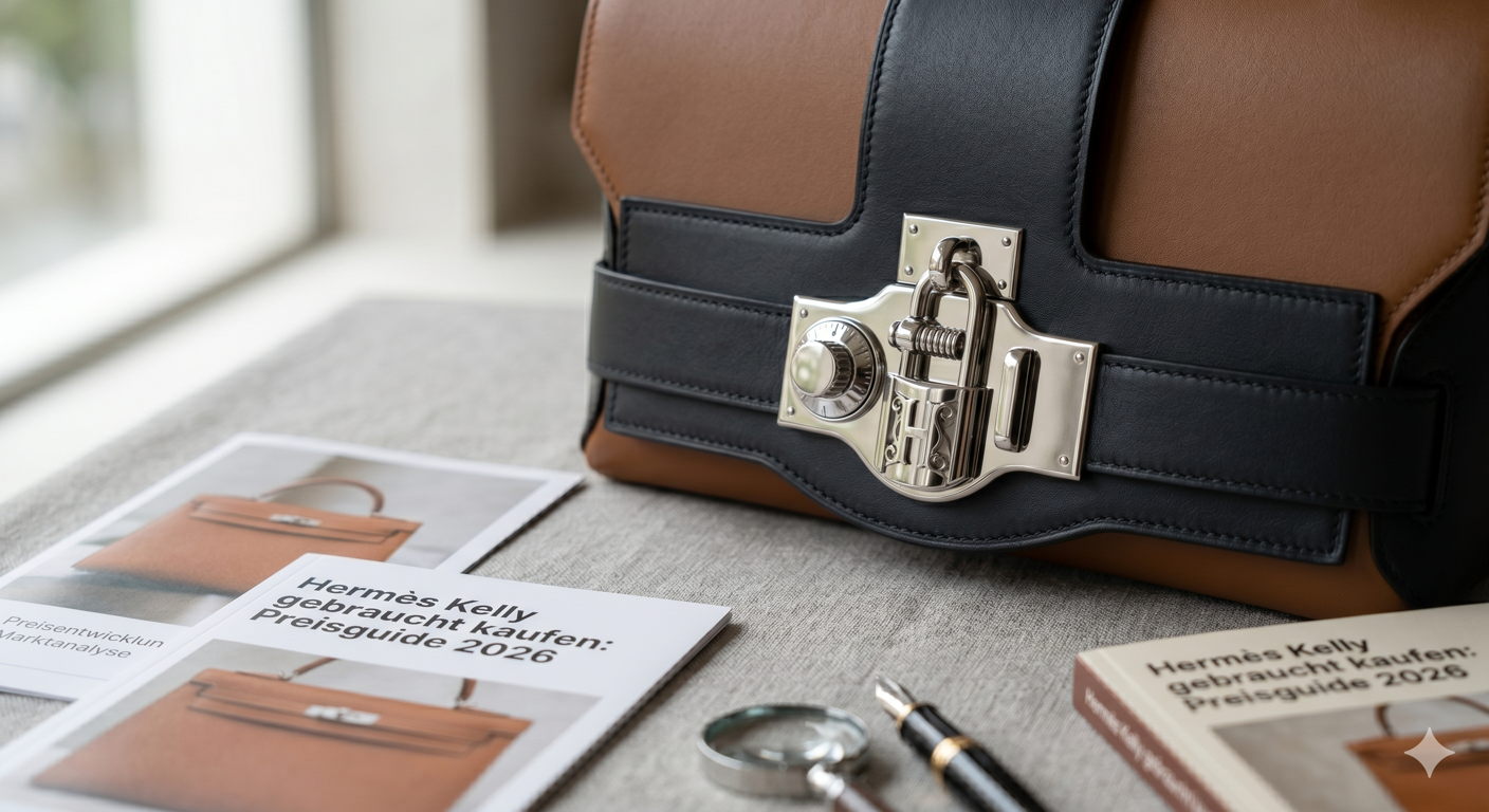 KI-generiertes Bild: Hermès Kelly gebraucht kaufen: Preisguide 2026