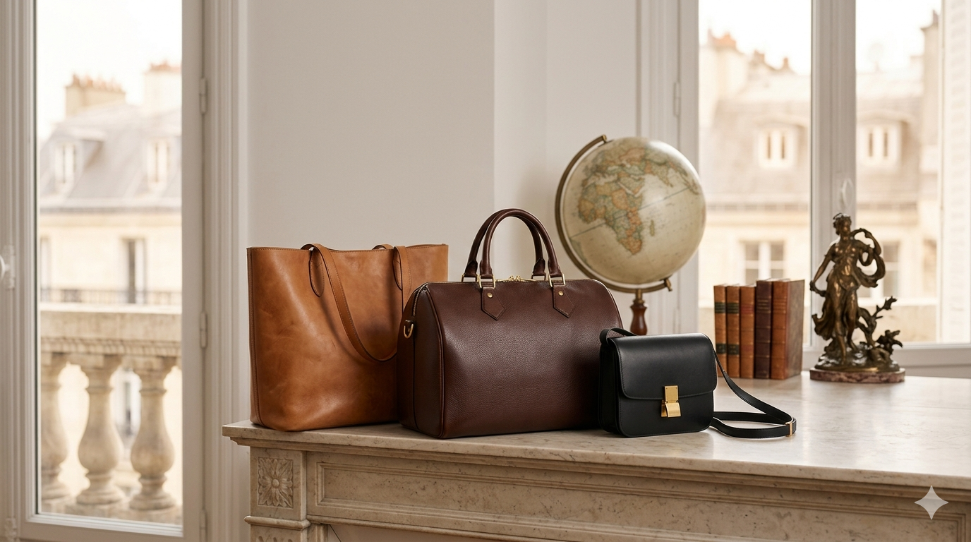 KI-generiertes Bild: Louis Vuitton Handtaschen Guide: Die Geschichte des Monograms, zeitlose Ikonen und Investment-Check